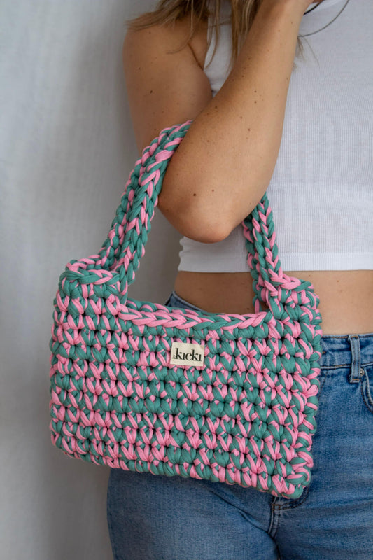 Häkeltasche I hibiskus