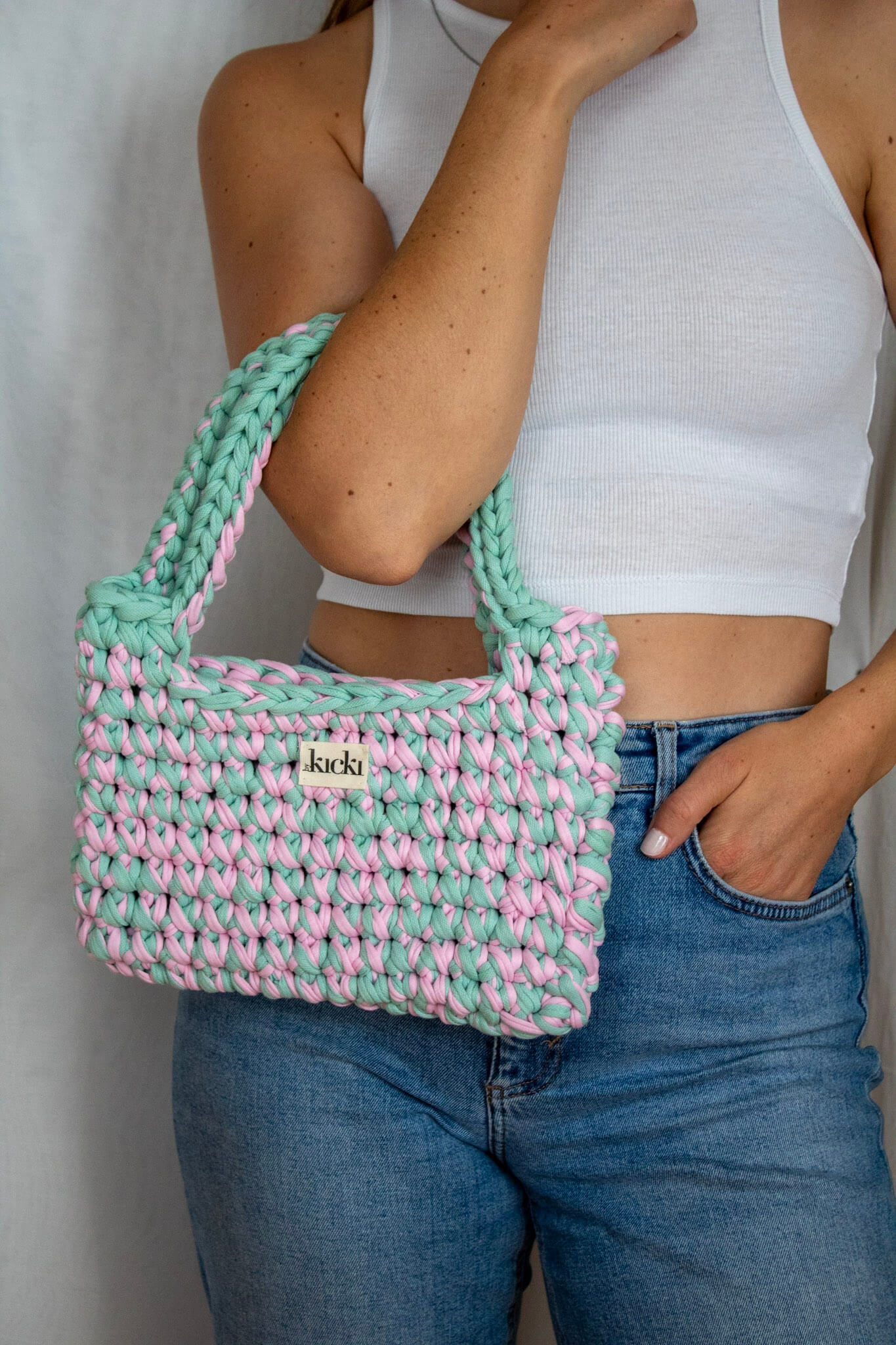 Häkeltasche I bubblegum
