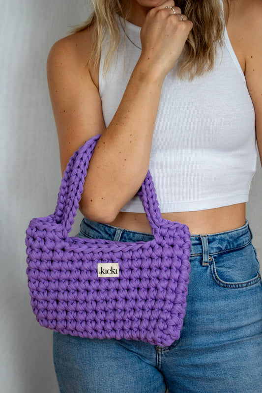 Häkeltasche I lavender