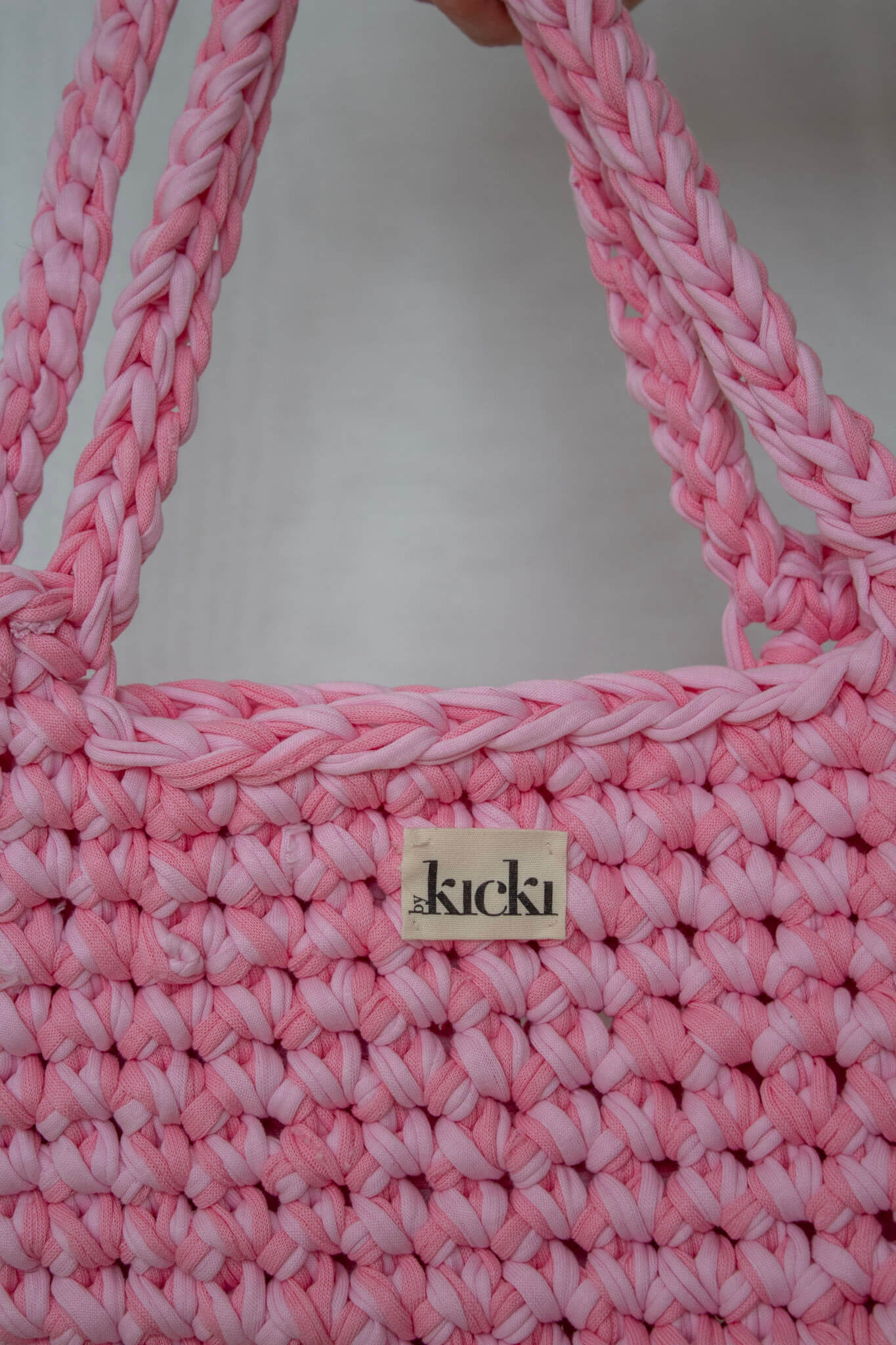 Häkeltasche I pink blossom