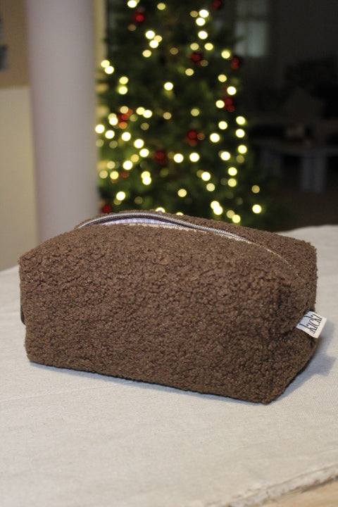 Kulturbeutel Teddy I braun