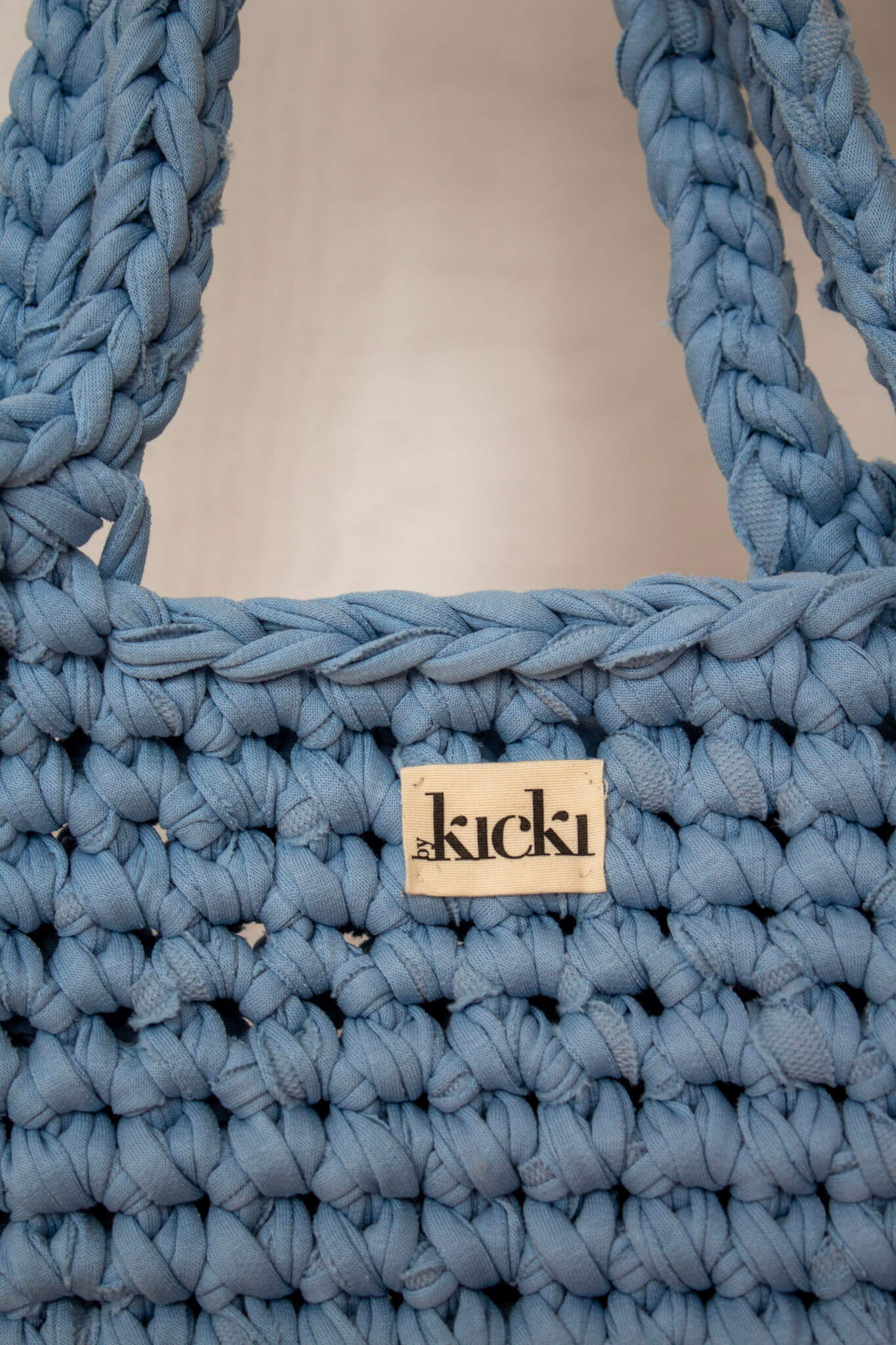 Häkeltasche I used blue