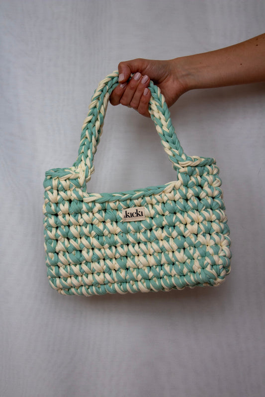 Häkeltasche I lemongras