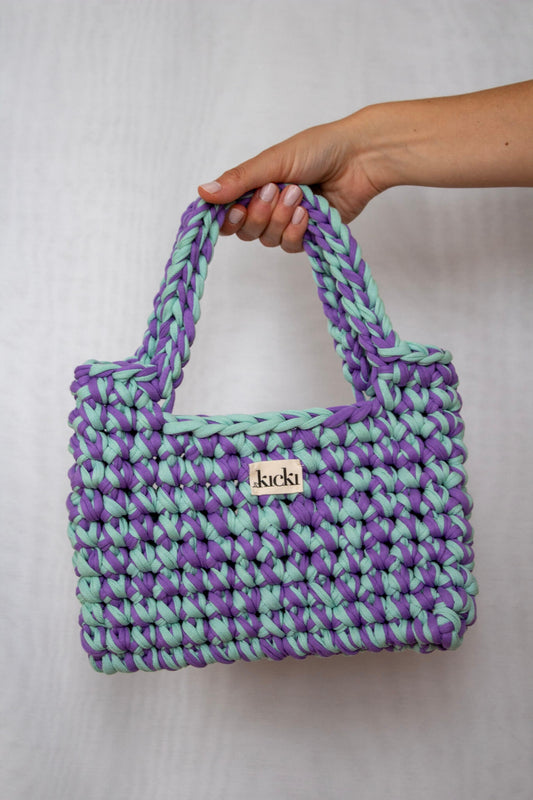Häkeltasche I flieder