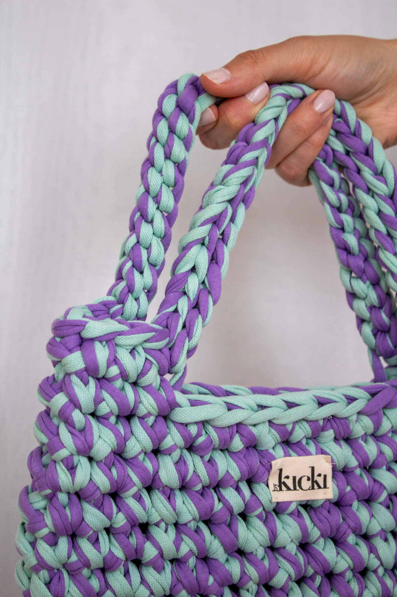 Häkeltasche I flieder