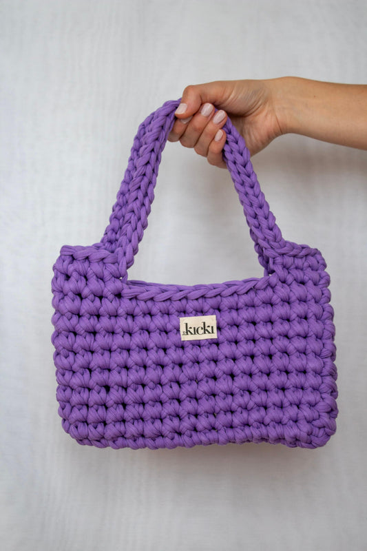 Häkeltasche I lavender