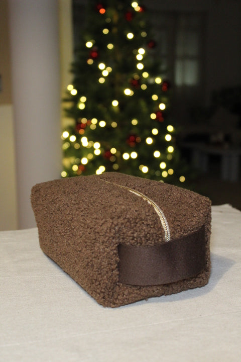 Kulturbeutel Teddy I braun