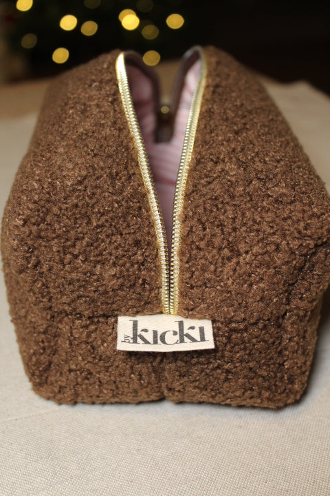 Kulturbeutel Teddy I braun